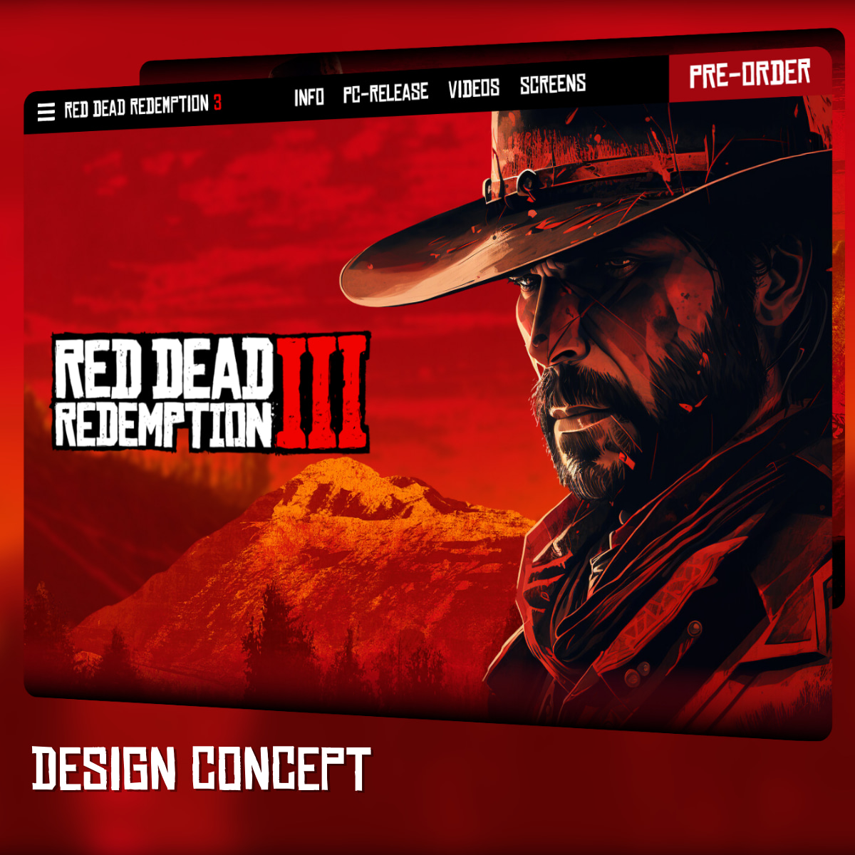 Red Dead Redemption 3: The GENESIS, What do you think of my concept for new  game cover? : r/reddeadredemption