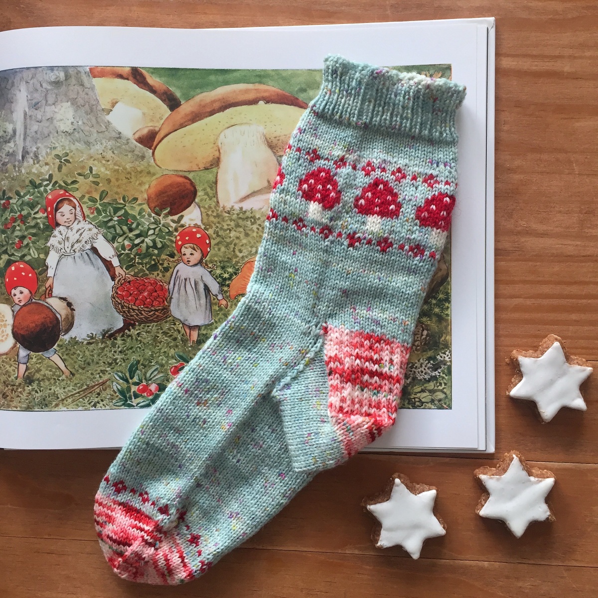 Magic Toadstool socks