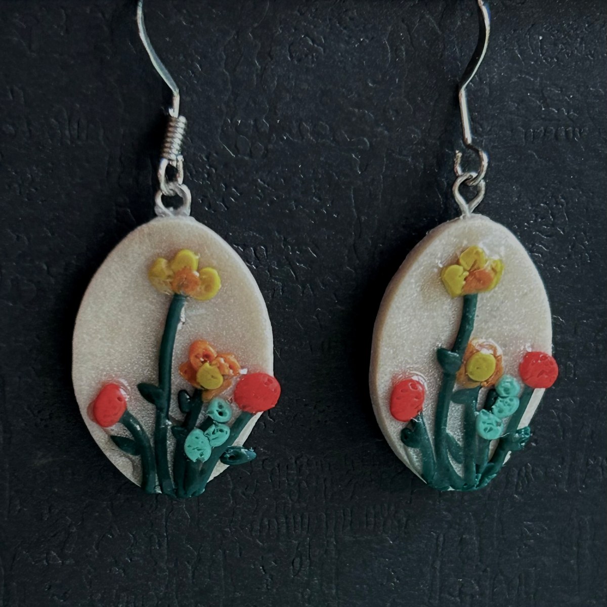 My project for course: Intro to Polymer Clay Jewelry: Design Floral  Accessories