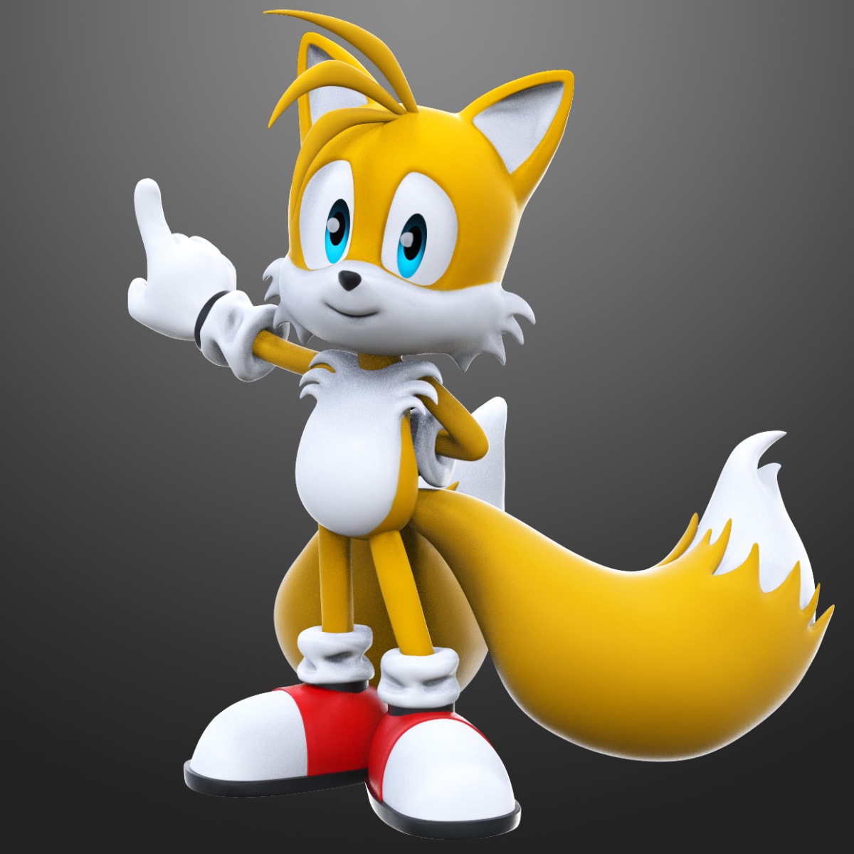 Tails 3d Domestika 7749