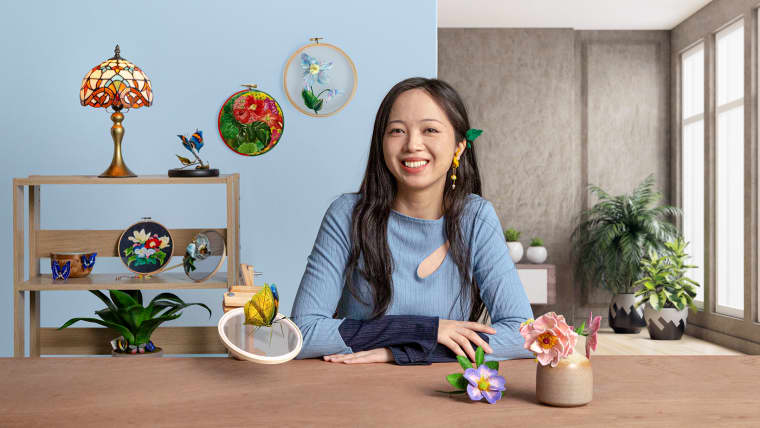 Broderie stumpwork : créez des ornements en 3D