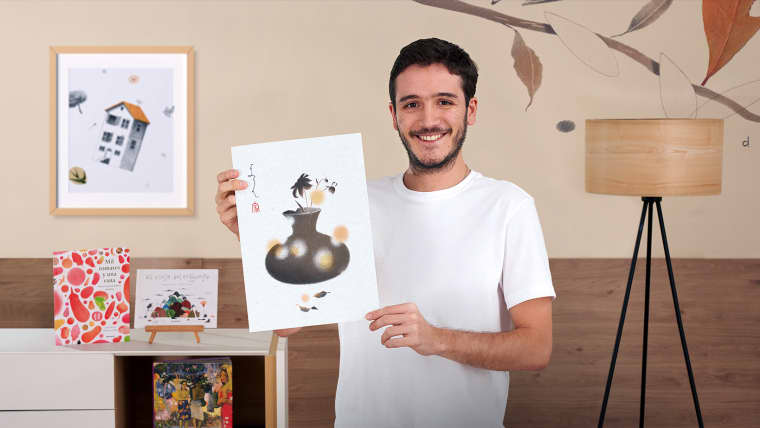 Dessin et collage pour illustration éditoriale