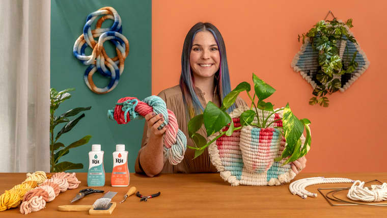 Hand-Dyed Macramé: Create Unique Plant Hangers