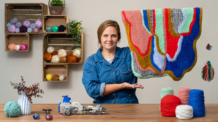 Introduction to Tufting: Learn to Paint with Yarn