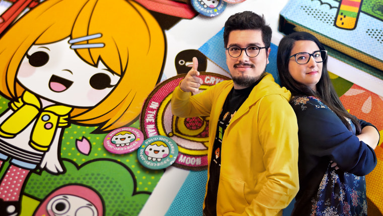 Character design stile kawaii