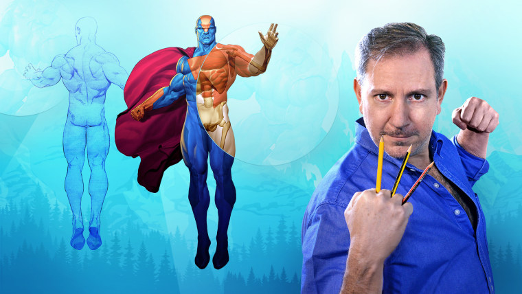 Ilustración para cómics: anatomía de un superhéroe