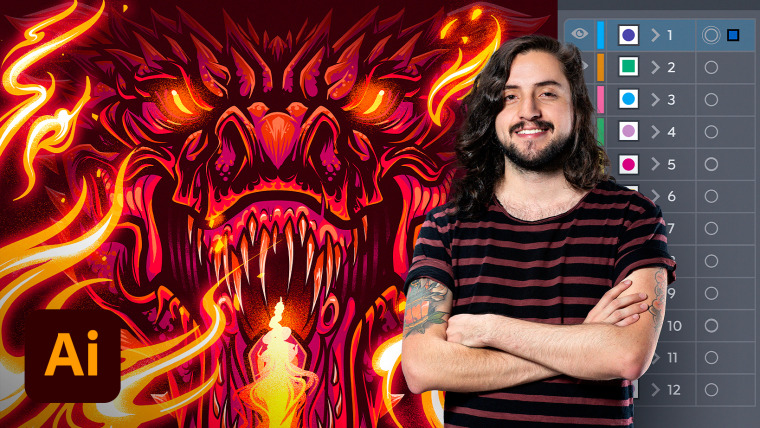 Vectorial Illustration: more volume and rock and roll