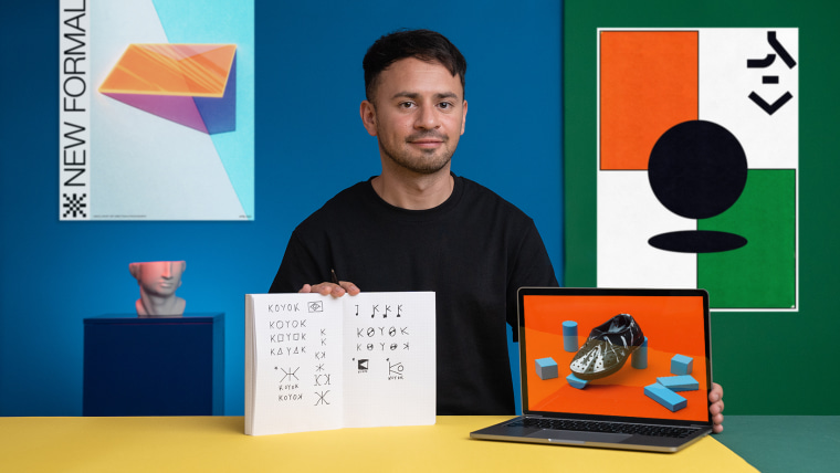 Direction artistique de branding visuel créatif