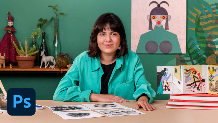Cenas ilustradas com técnicas tradicionais no Photoshop