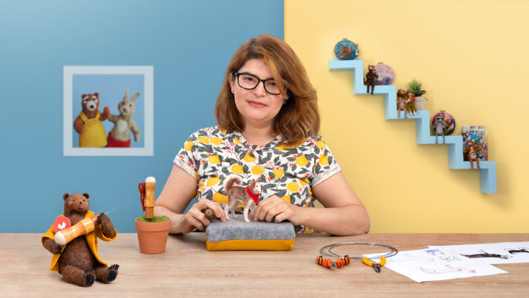 Criação de animais com needle felting