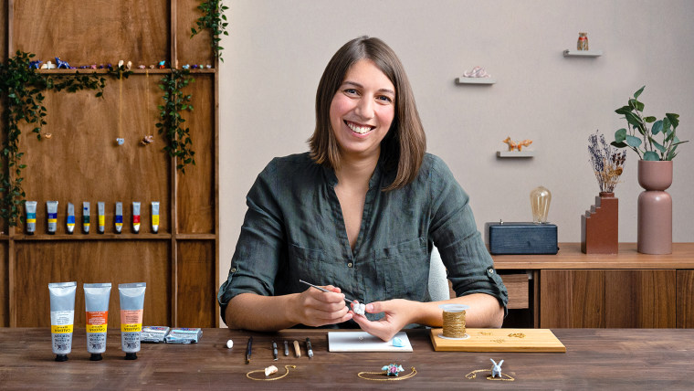 Creación de joyería con arcilla polimérica