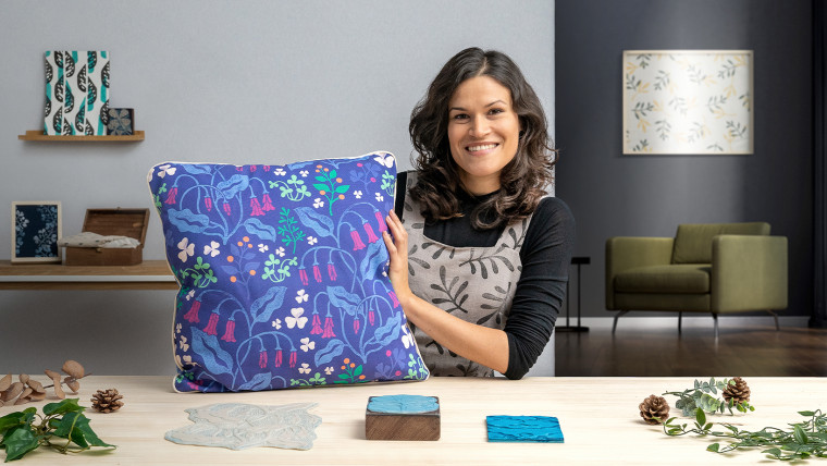 Block printing e design de padrões digitais