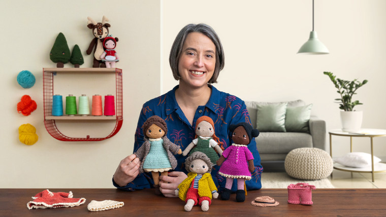Amigurumi: designe Kleidung, Haare und Accessoires
