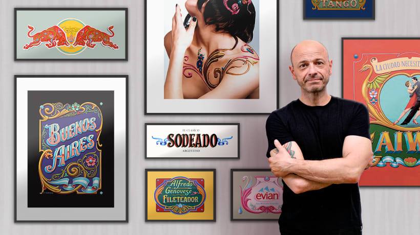 Fileteado porteño: ilustración y ornamentación de carteles