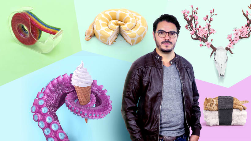 Creación de imágenes Pop Art con objetos cotidianos