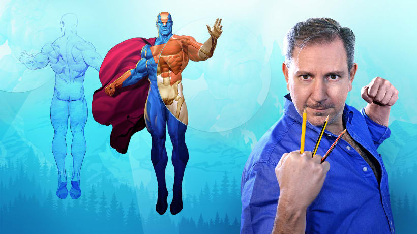 Ilustração para quadrinhos: a anatomia de um super-herói
