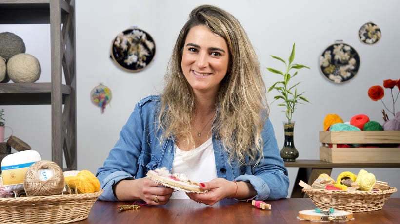 Bordado e personalização de acessórios