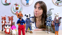 Feltragem com agulha: criação de personagens com lã e agulha. Um curso de Craft de Carolina Alles