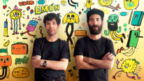 Desenho de uma identidade visual com ilustração. Um curso de Ilustração de HolaBosque