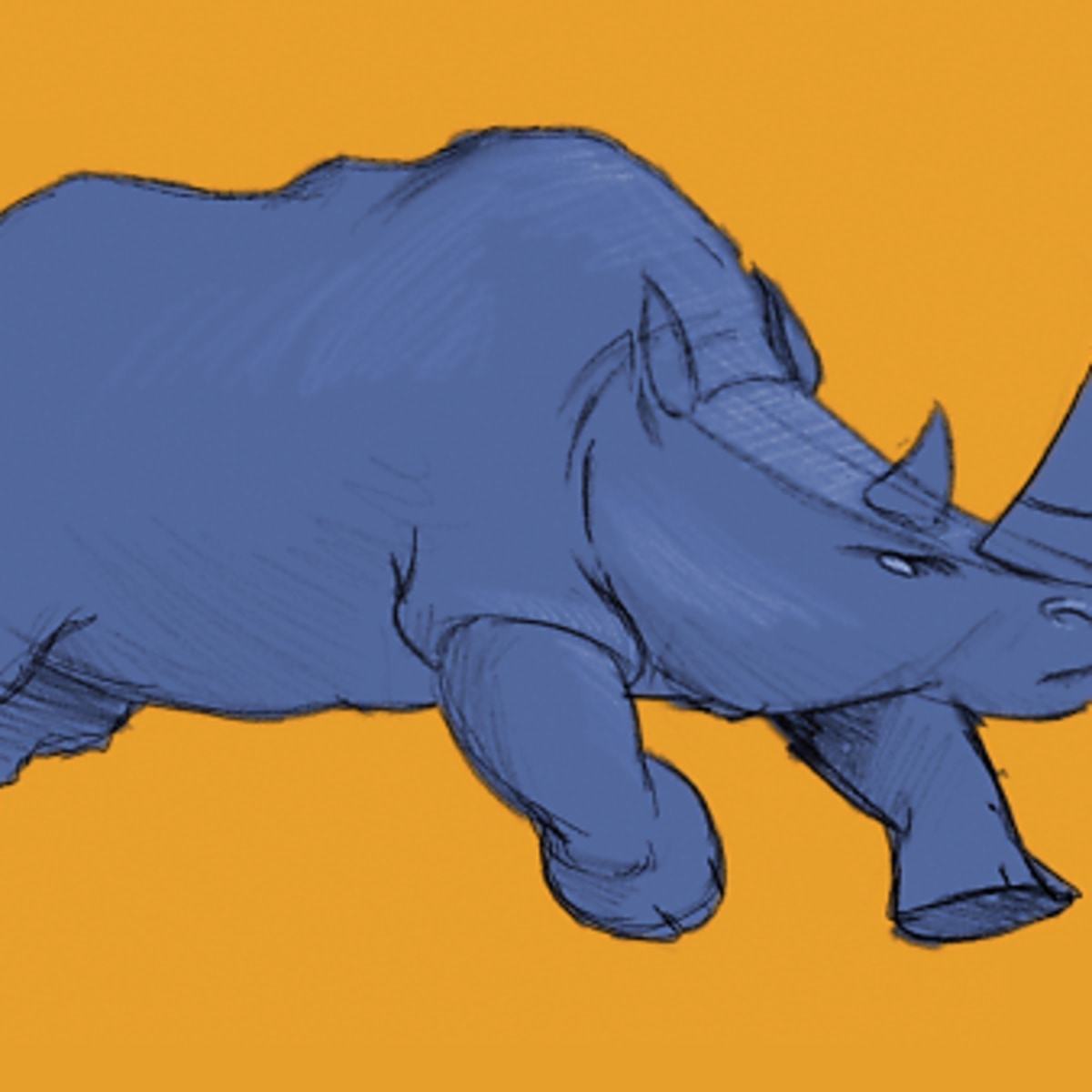 Носорог и осьминог носят десять пар. Richard Owen носорог. Синий носорог. Носорог бежит. Носорог гиф.