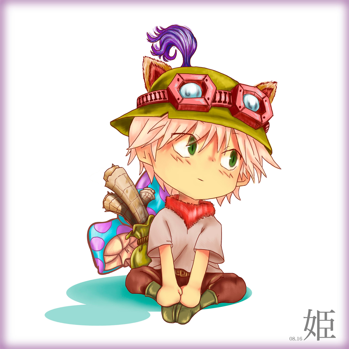 Chibi Teemo Drawing | Domestika