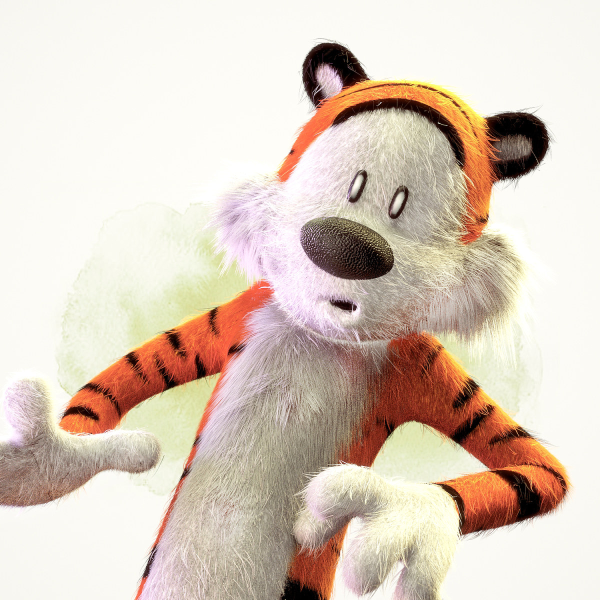 calvin and hobbes plush tiger