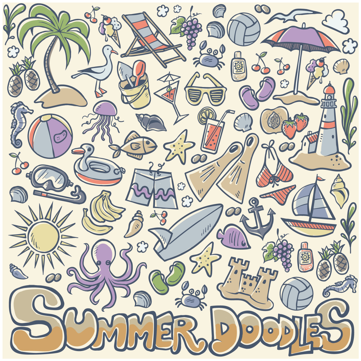 Summer Doodles | Domestika