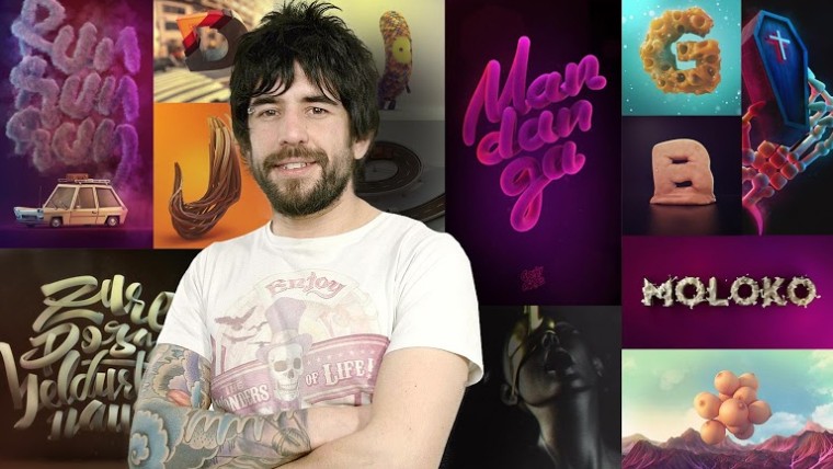 Lettering 3D: modellazione e texturizzazione con Cinema 4D