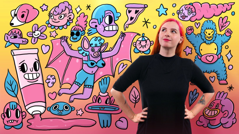 Introdução à ilustração de personagens com guache e tinta nanquim