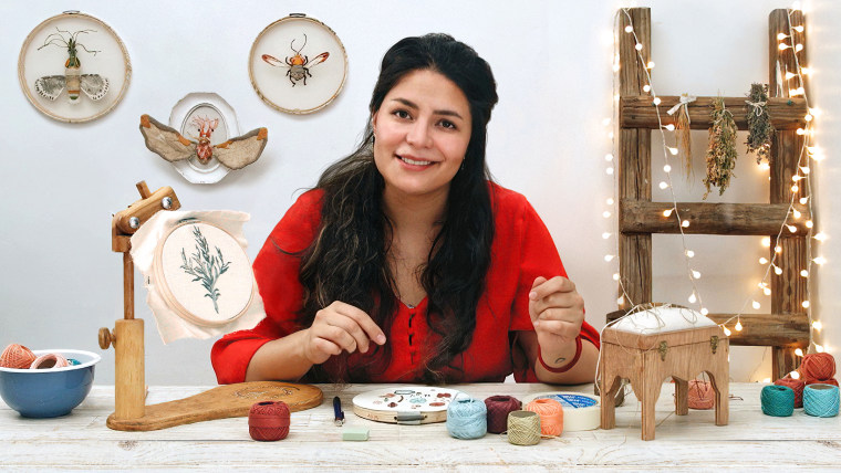 Painting With Thread Textile Illustration Techniques Gimena