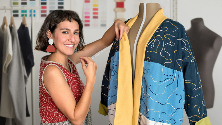 Design de peças de roupa artesanais do zero