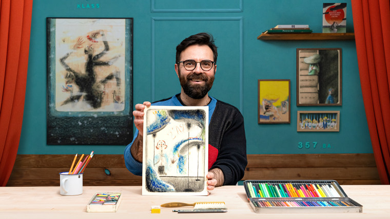 Ilustración expresiva trazo a trazo