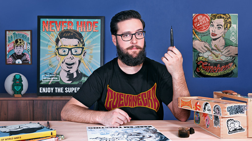 Ilustración lowbrow: viaja al pasado con estilo