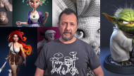 3D Character Modeling. 3D, and Animation course by Luis Gomez-Guzman