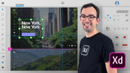 Introduction to Adobe XD. Web, and App Design course by Ethan Parry