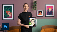 Ilustração de retratos: Adobe Fresco para iniciantes. Curso de Ilustração por Carina Lindmeier