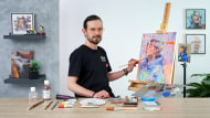 Experimental Oil Painting Techniques for Portraiture. Illustration course by Andrés Kal
