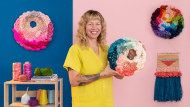 Circular Weaving for Colorful Wall Decor. Craft course by Jen Duffin - Nova Mercury