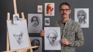 Pencil Portraits: Light, Shadow, and Proportion. Illustration course by Juan Perednik