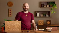 Introduction to Chip Carving for Wooden Patterns. Craft course by Bernat Mercader (Wood Bern Carvings)