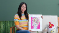 Retratos de estilo manga en acuarela. Un curso de Ilustración de Andrea Jen