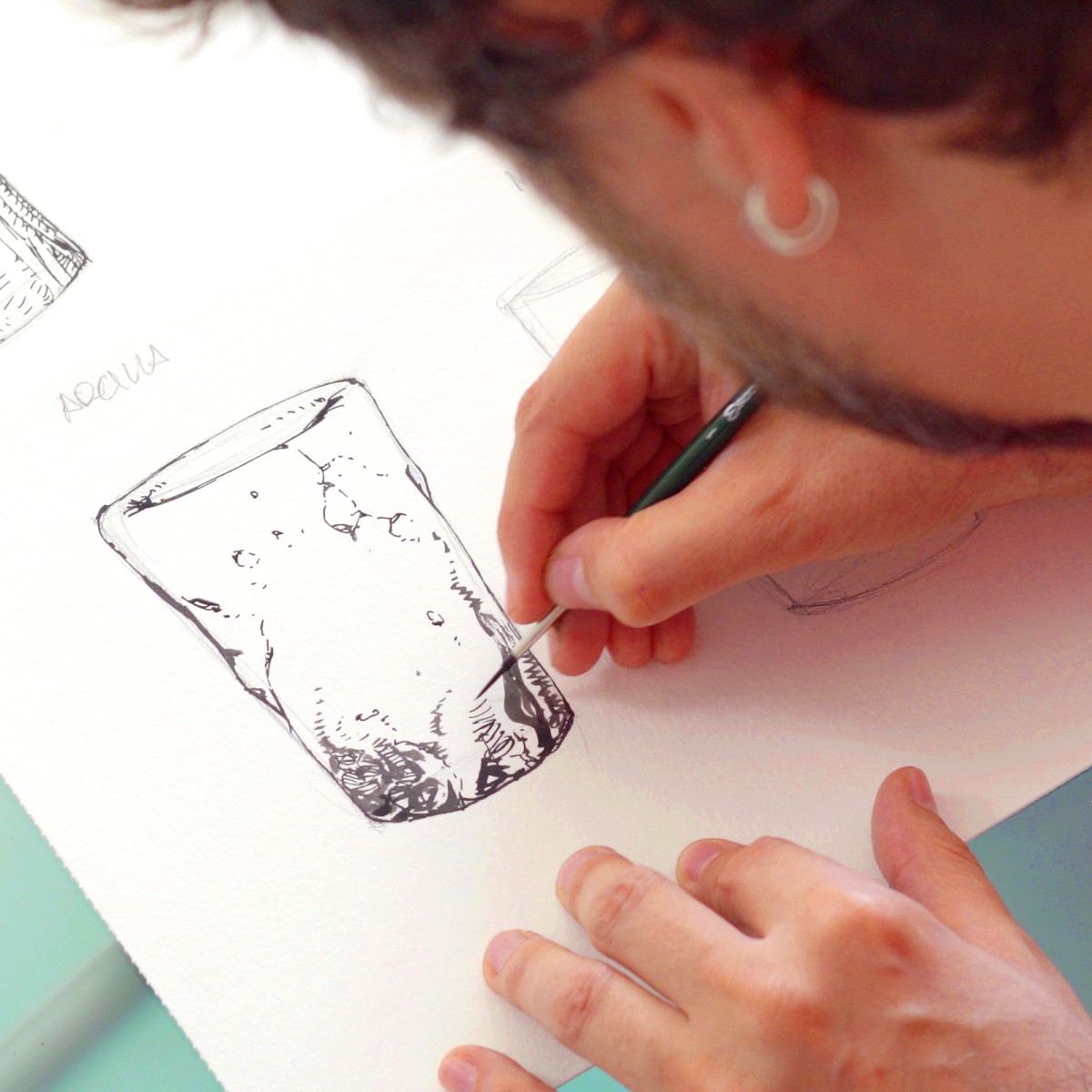 Tutorial Ilustración: cómo dibujar texturas con tinta china | Domestika