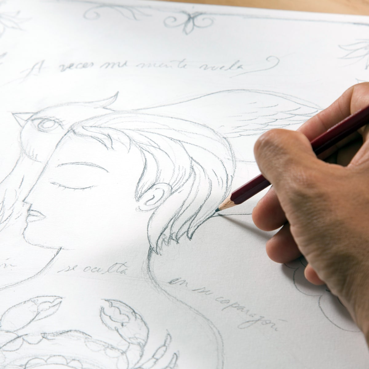 Japanese Art Print Sketching Drawing Woman Profile Dessins Vtg Pencil,  Online Shop, Art Pencil - valleyresorts.co.uk