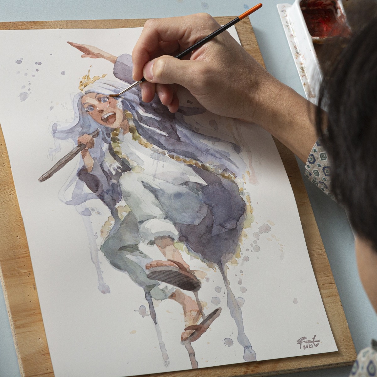 Essential Materials for Drawing Manga in Watercolor | Domestika