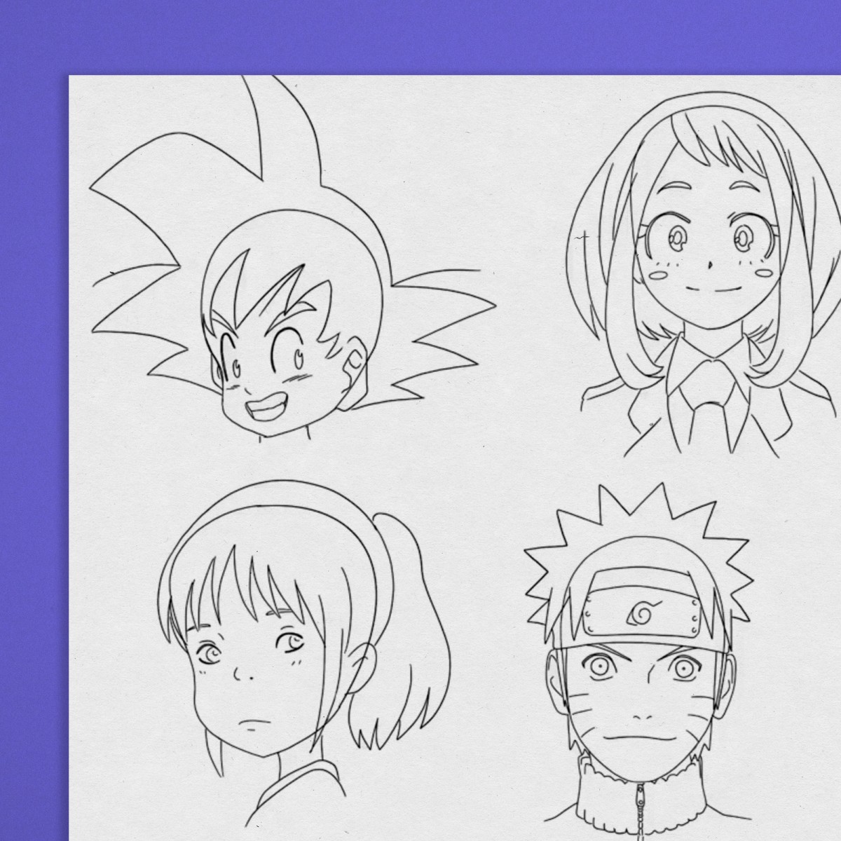 Aprenda Desenhar Rosto De Anime Em 7 Passos – Jutsu Do Desenho