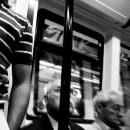 En el metro. Fotografia projeto de Rafael Ricoy Olariaga - 18.06.2009