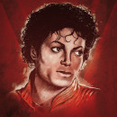 Michael Jackson Tribute. Ilustração tradicional projeto de Xavier Gironès - 01.08.2011