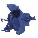 Azul Como la desnudes del mar, como el frio del invierno. Ilustração tradicional projeto de Daniel Camilo Vargas Barrios - 15.11.2011