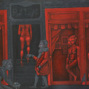 Red Light. Ilustração tradicional projeto de Daniel Camilo Vargas Barrios - 01.05.2012