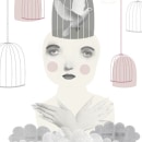 Birds cage. Traditional illustration project by Helena Pallarés - 10.10.2012
